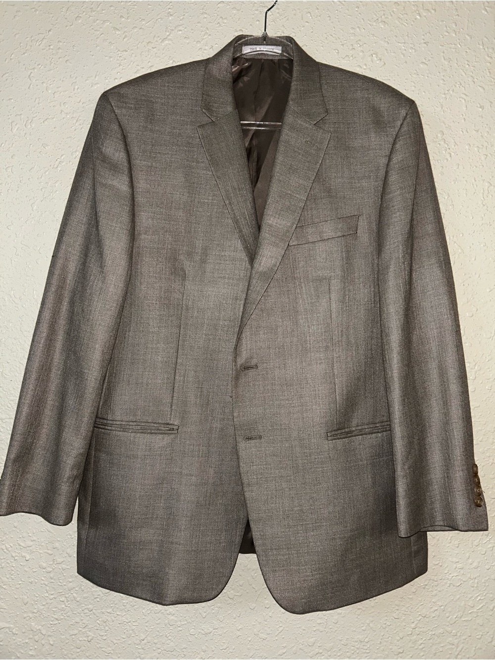 Lauren Ralph Lauren Brown-Gray Two-Button Sport Coat